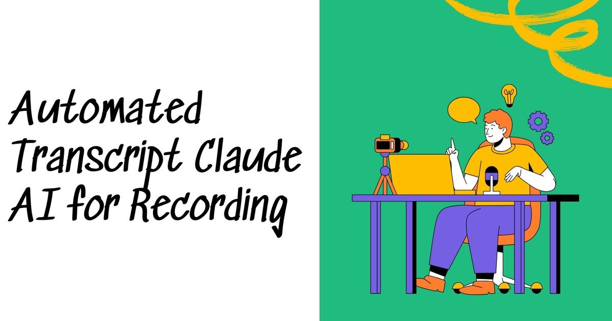 Transcrição automatizada Claude AI para gravação: Simplifique os seus fluxos de trabalho - Vomo