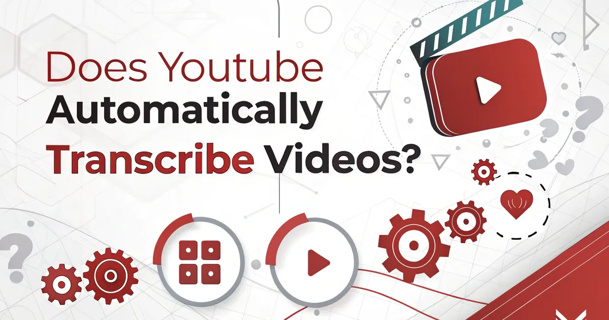 Transskriberer YouTube automatisk videoer?