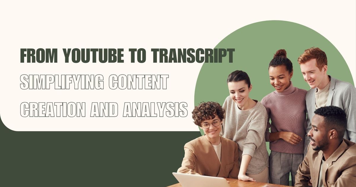Do YouTube à transcrição: Simplificar a criação e análise de conteúdos