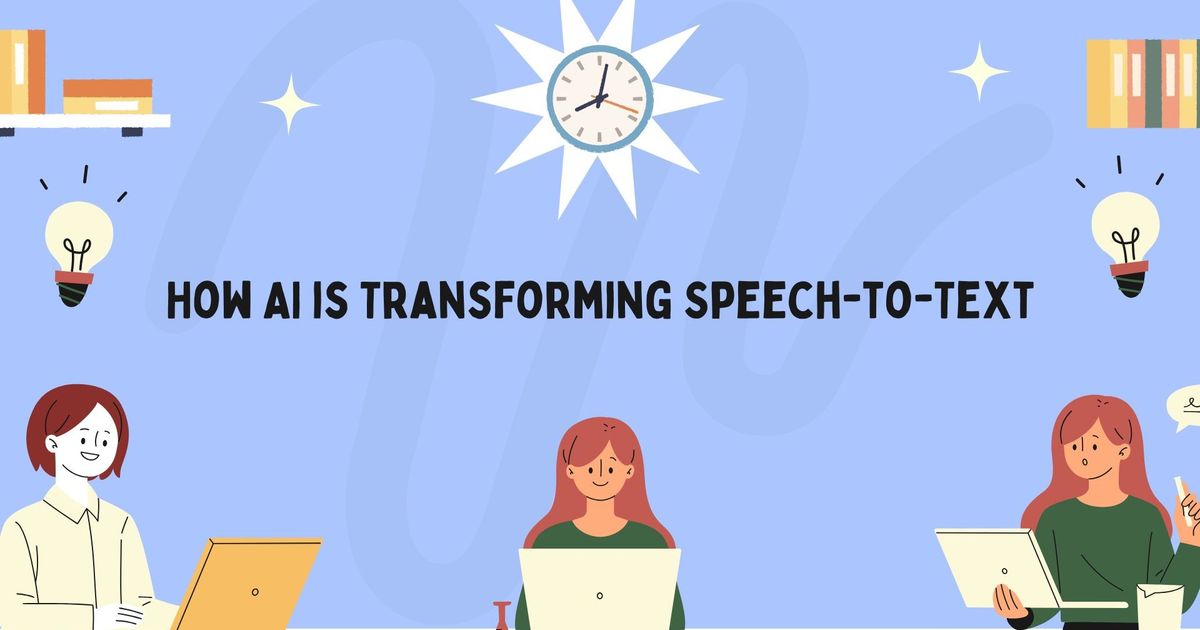 Como a IA está a transformar a conversão de voz em texto