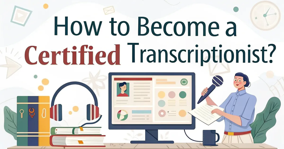 Sådan bliver du certificeret transkriptionist？