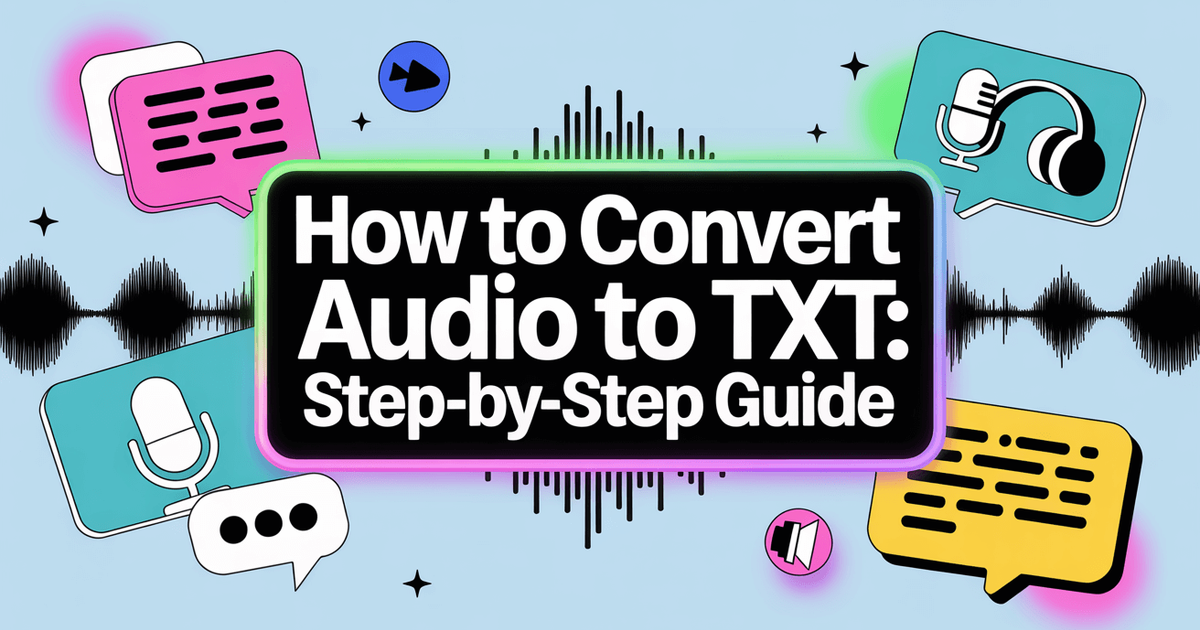 Como converter áudio para TXT: Guia passo a passo
