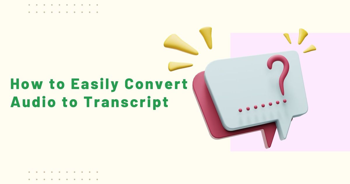 Como converter facilmente áudio em transcrição