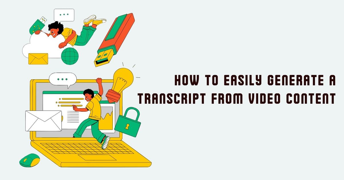 Como gerar facilmente uma transcrição a partir de conteúdo de vídeo