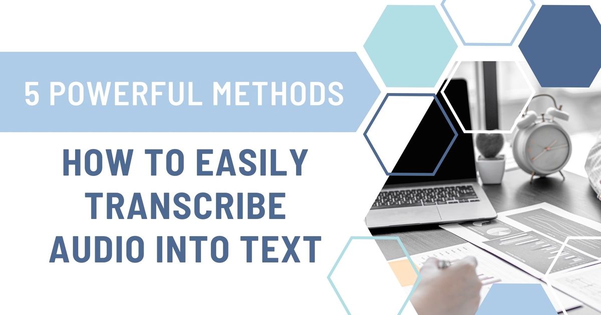How to Easily Transcribe Audio to Text in Seconds
