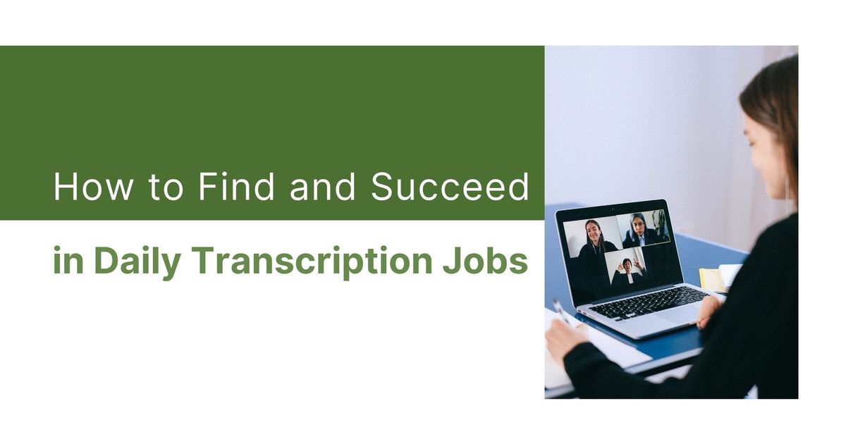 Como encontrar e ter sucesso em empregos de transcrição diária