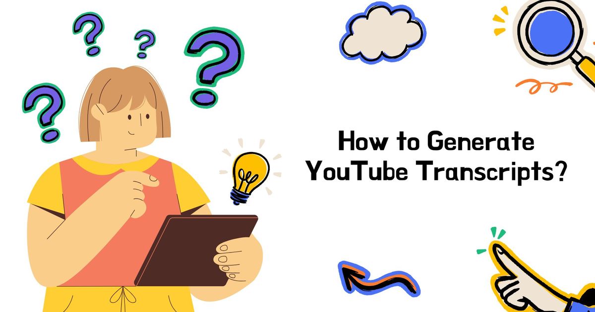 Como gerar transcrições do YouTube?