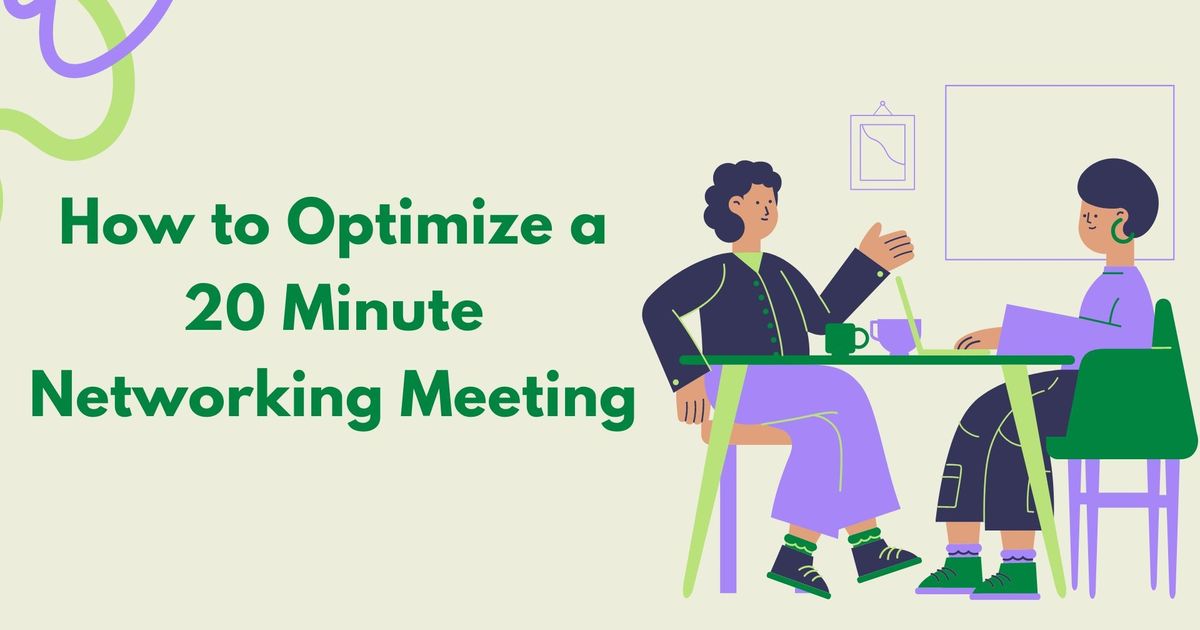 Como otimizar uma reunião de networking de 20 minutos - Vomo