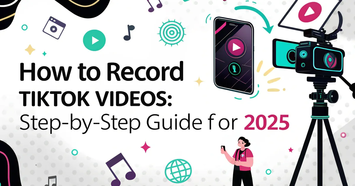 Sådan optager du TikTok-videoer: Trin-for-trin-guide til 2025