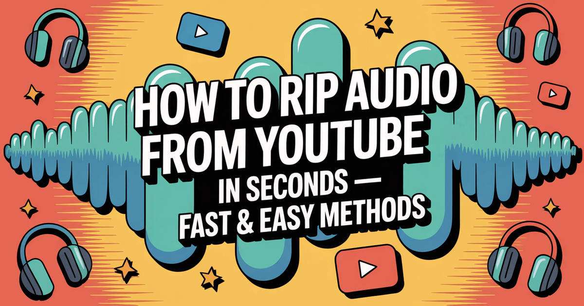Como extrair áudio do YouTube em segundos - Métodos rápidos e fáceis