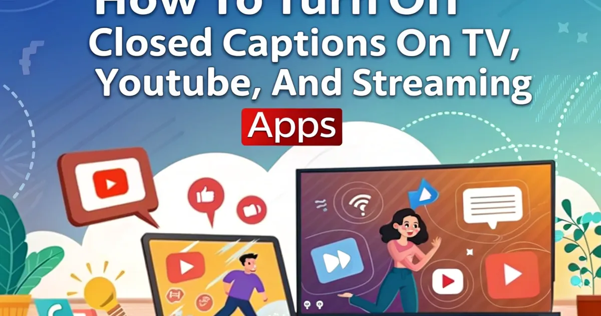 Sådan slår du undertekster fra på tv, YouTube og streaming-apps