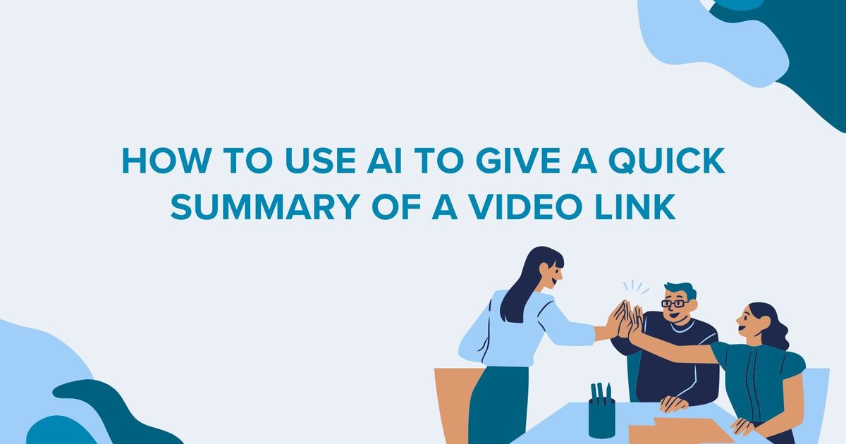 Como utilizar a IA para fornecer um resumo rápido de uma ligação de vídeo