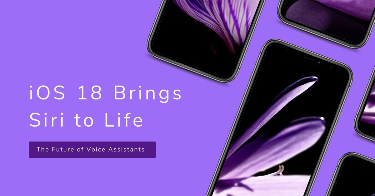 iOS 18 bringer Siri til live: Fremtiden for stemmeassistenter