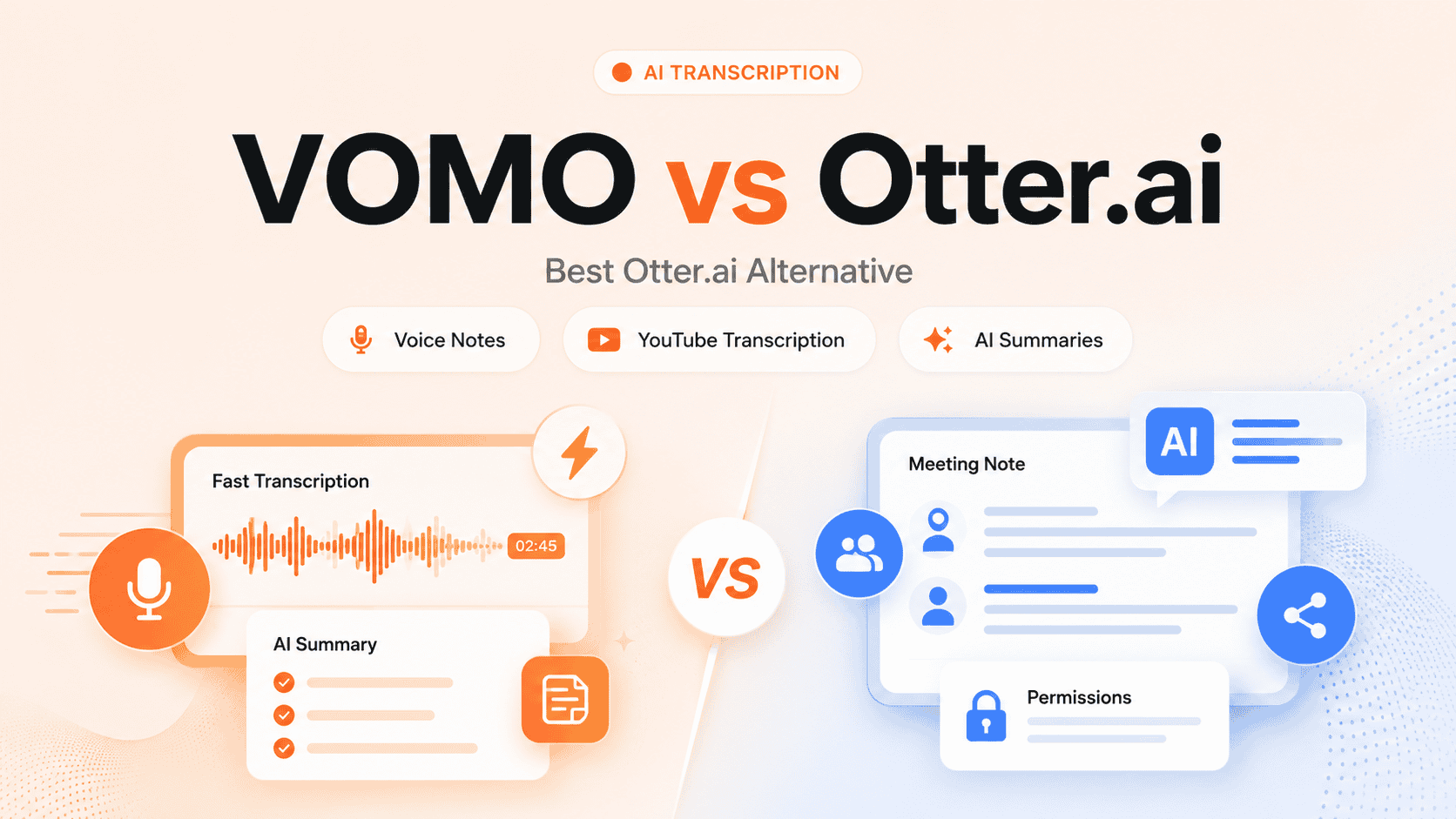 VOMO vs Otter.ai: Best Otter.ai Alternative for Voice Notes and AI Summaries