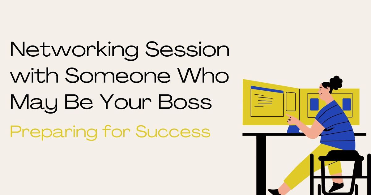 Preparar-se para o sucesso: Sessão de networking com alguém que pode ser o seu chefe