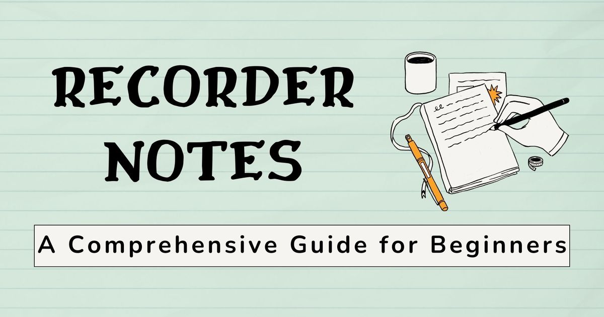 Noter til blokfløjte: En omfattende guide til begyndere