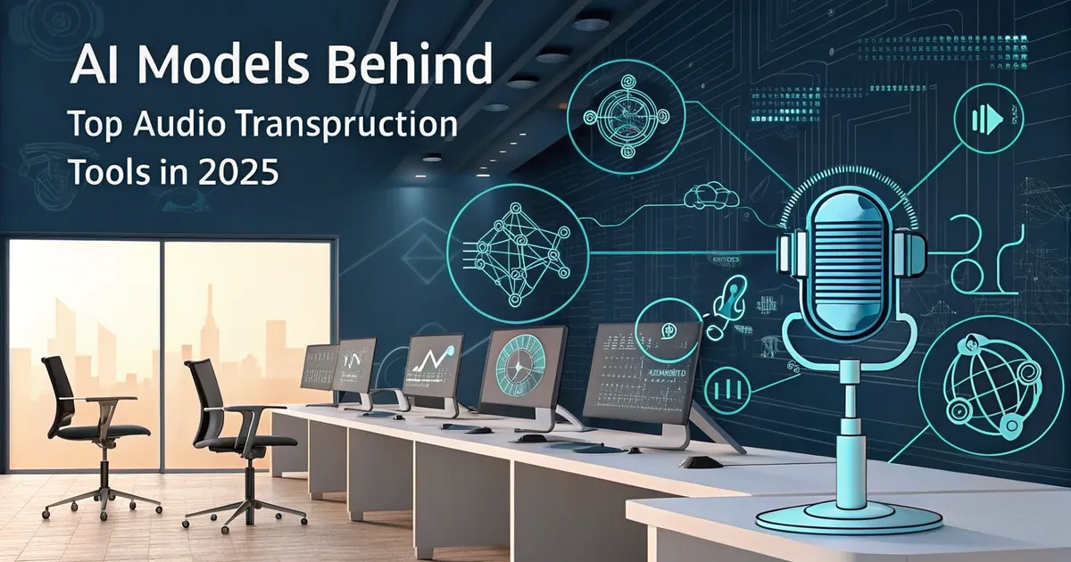 Os modelos de IA por trás das principais ferramentas de transcrição de áudio 2025