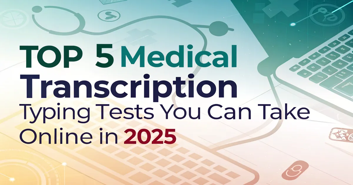 Top 5 medicinske transskriptionstests, du kan tage online i 2025