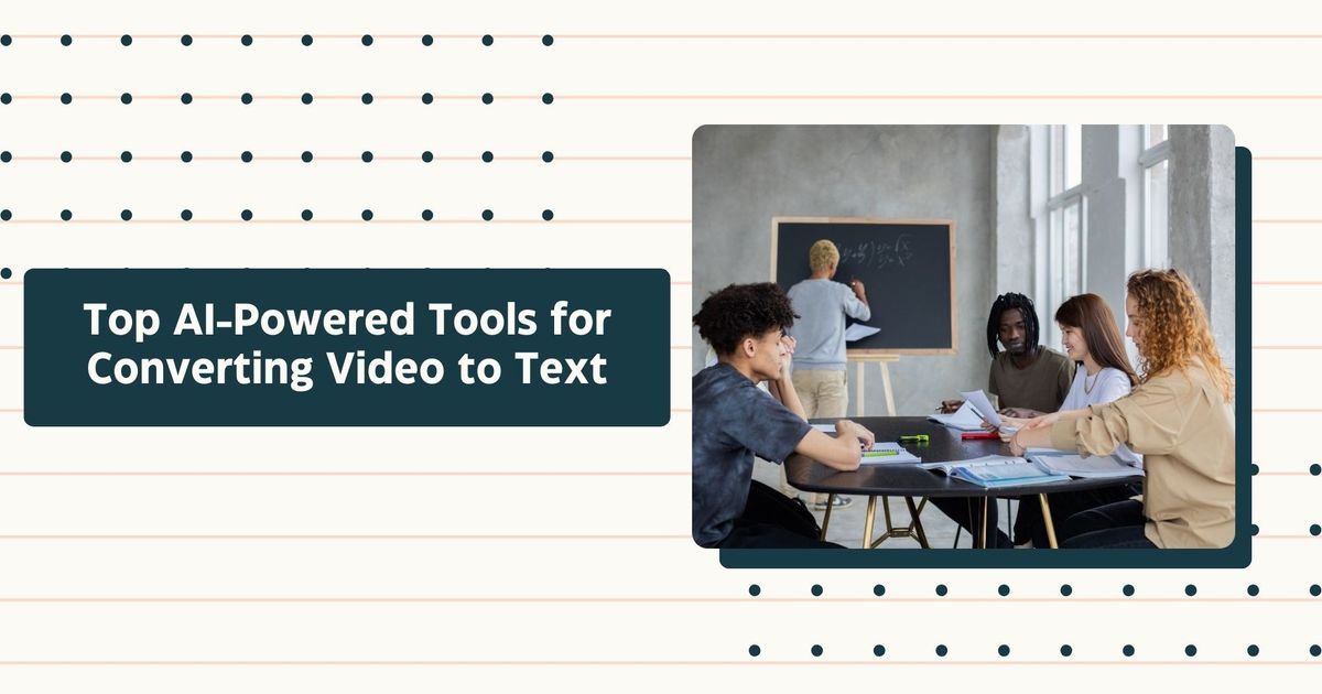 Principais ferramentas com IA para converter vídeo em texto