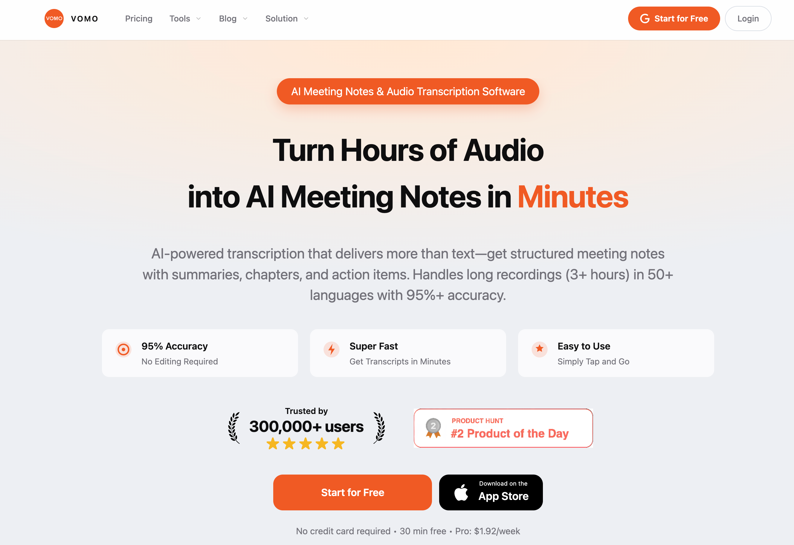 vomo-ai-transcription-tool
