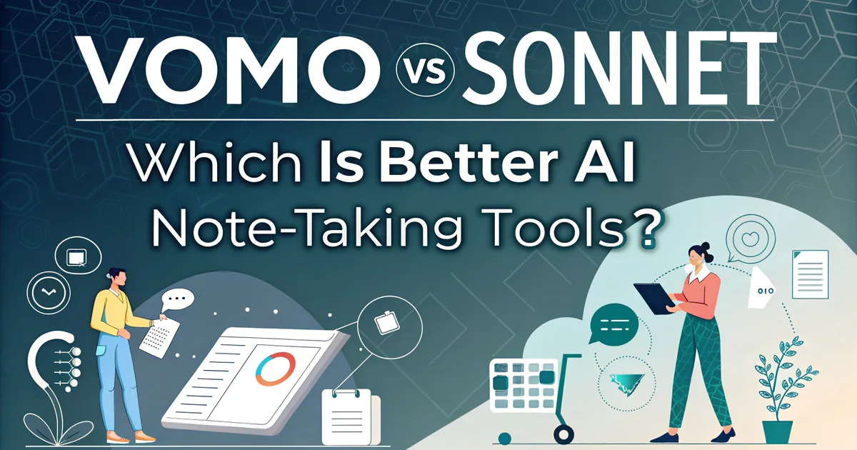 VOMO vs Sonnet : Kumpi on parempi AI-muistiinpanotyökalu？