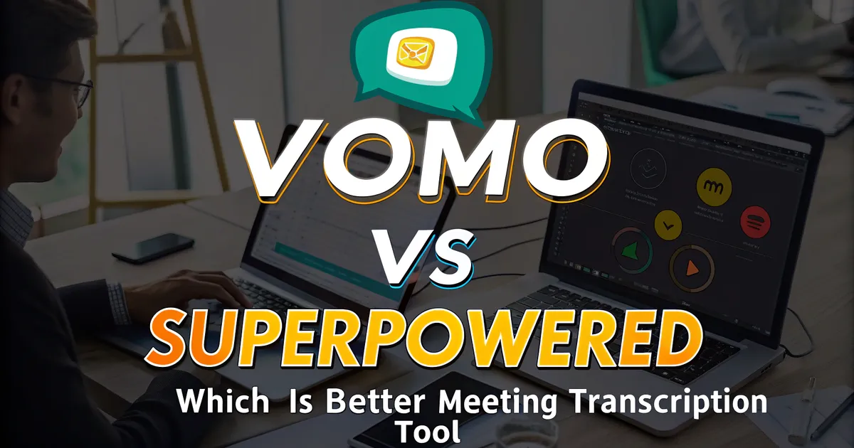 VOMO vs. Superpowered: VOMO: Mikä on parempi kokouskirjoitustyökalu
