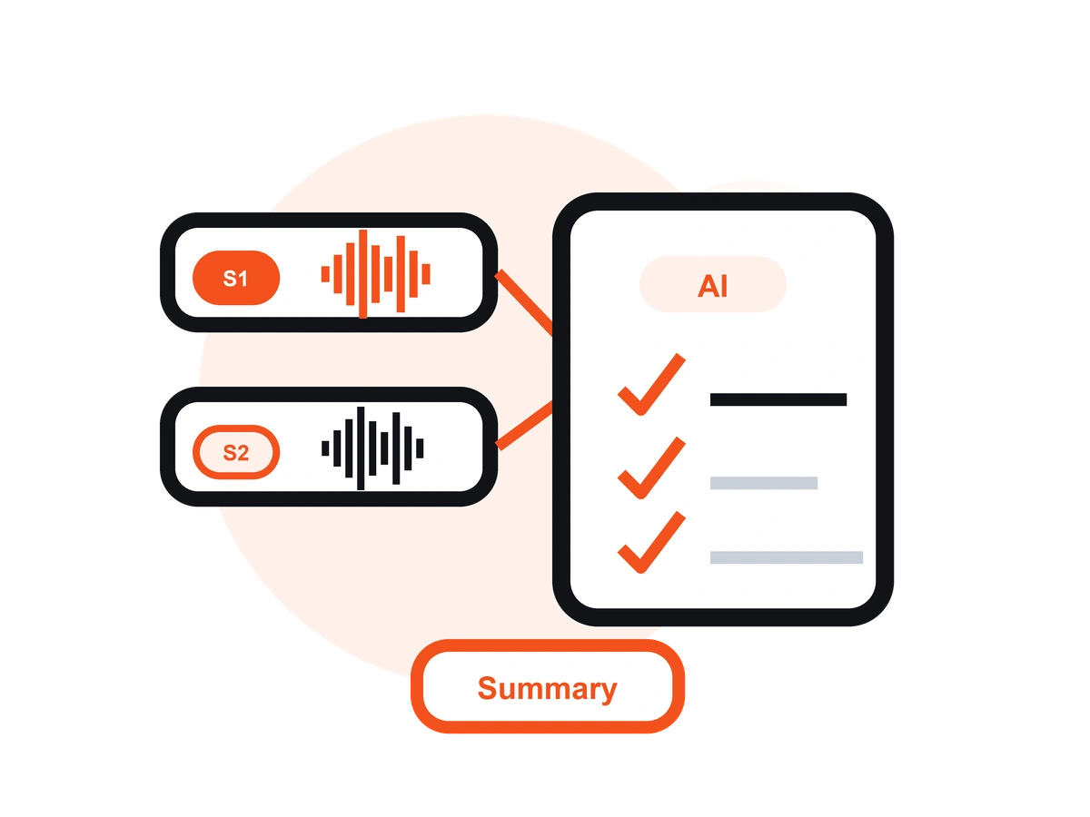 vomo ai AI Summaries & Speaker Identification